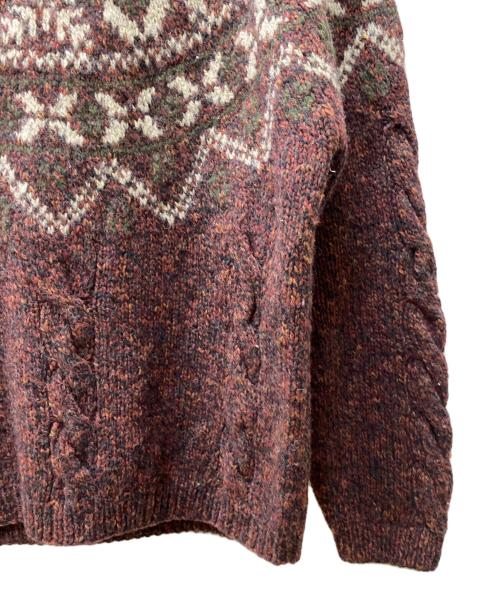L.L.Bean（エルエルビーン）L.L.Bean (エルエルビーン) 厚手ニット レッド サイズ:Mの古着・服飾アイテム