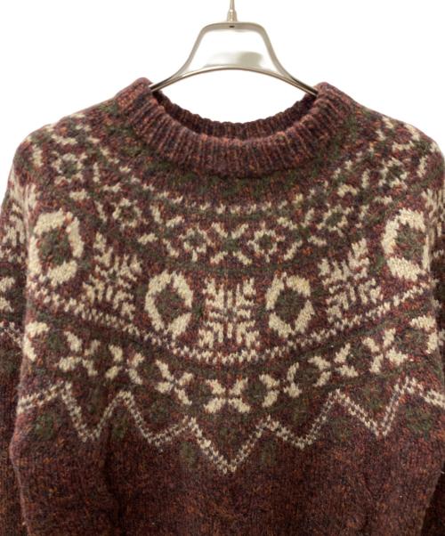 L.L.Bean（エルエルビーン）L.L.Bean (エルエルビーン) 厚手ニット レッド サイズ:Mの古着・服飾アイテム