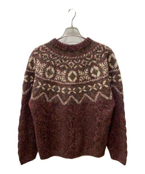 L.L.Bean（エルエルビーン）L.L.Bean (エルエルビーン) 厚手ニット レッド サイズ:Mの古着・服飾アイテム