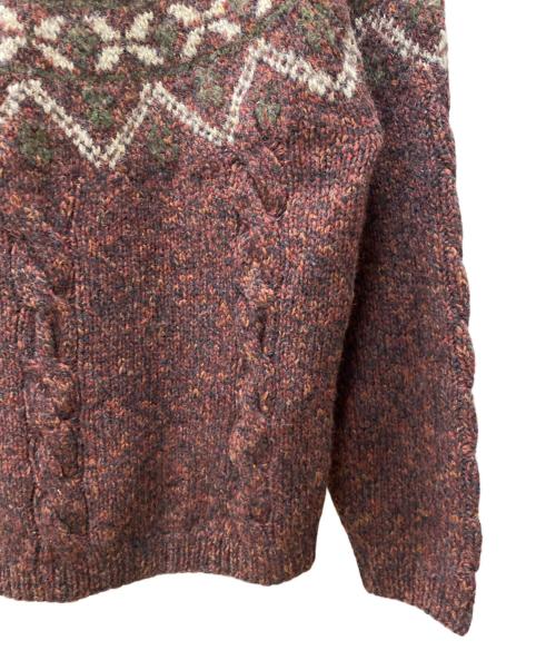 L.L.Bean（エルエルビーン）L.L.Bean (エルエルビーン) 厚手ニット レッド サイズ:Mの古着・服飾アイテム