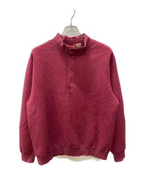 L.L.Bean（エルエルビーン）L.L.Bean (エルエルビーン) ハーフボタン スウェット レッド サイズ:Mの古着・服飾アイテム