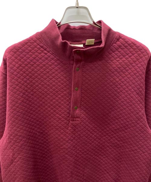 L.L.Bean（エルエルビーン）L.L.Bean (エルエルビーン) ハーフボタン スウェット レッド サイズ:Mの古着・服飾アイテム