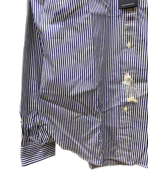 RALPH LAUREN（ラルフローレン）RALPH LAUREN (ラルフローレン) 長袖シャツ ネイビー×ホワイト サイズ:L 未使用品の古着・服飾アイテム