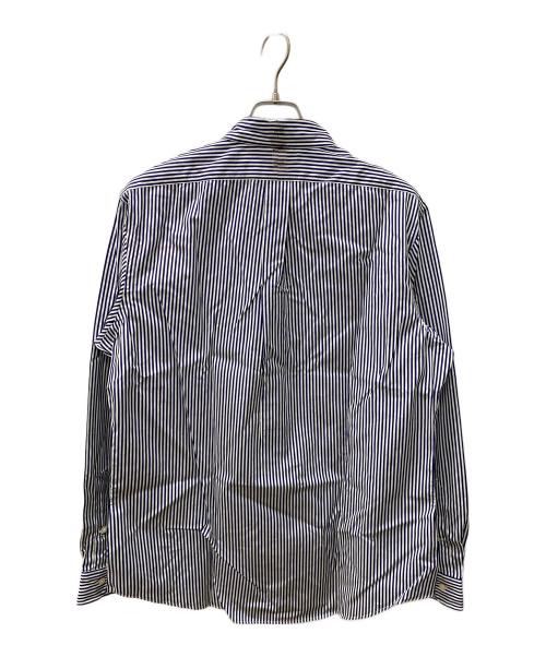 RALPH LAUREN（ラルフローレン）RALPH LAUREN (ラルフローレン) 長袖シャツ ネイビー×ホワイト サイズ:L 未使用品の古着・服飾アイテム