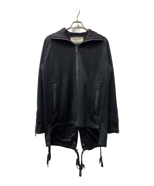 Onitsuka Tiger（オニツカタイガー）Onitsuka Tiger (オニツカタイガー) ANDREA POMPILIO (アンドレアポンピリオ) トラックジャケット ブラック サイズ:Mの古着・服飾アイテム