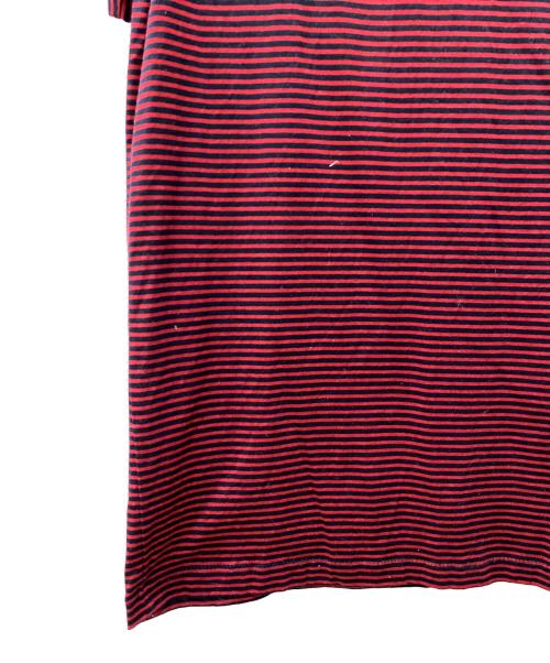 Maison Margiela（メゾンマルジェラ）Maison Margiela (メゾンマルジェラ) 半袖カットソー レッド サイズ:48の古着・服飾アイテム