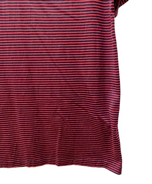 Maison Margiela（メゾンマルジェラ）Maison Margiela (メゾンマルジェラ) 半袖カットソー レッド サイズ:48の古着・服飾アイテム