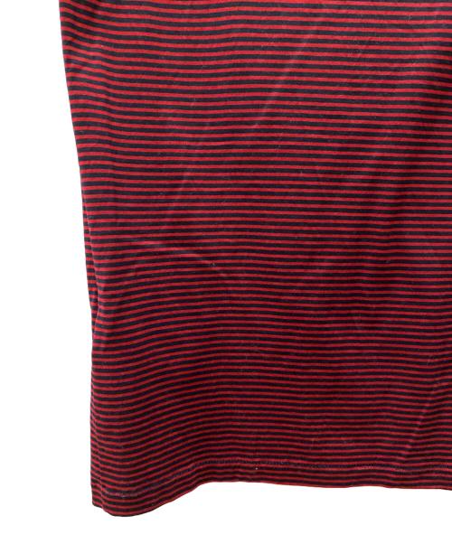 Maison Margiela（メゾンマルジェラ）Maison Margiela (メゾンマルジェラ) 半袖カットソー レッド サイズ:48の古着・服飾アイテム
