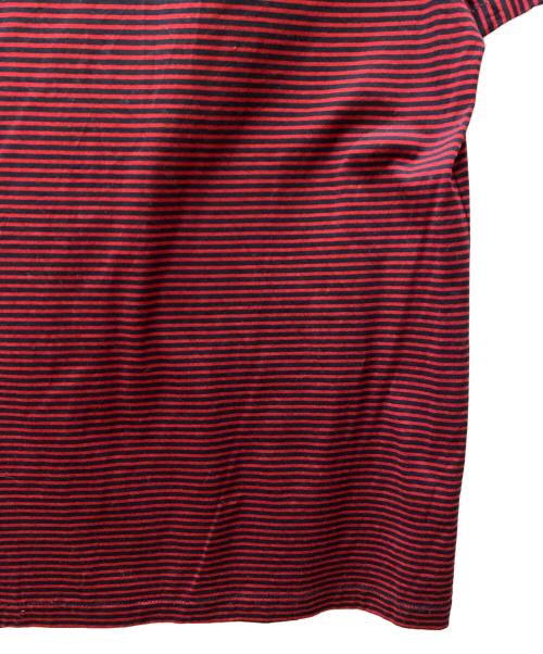 Maison Margiela（メゾンマルジェラ）Maison Margiela (メゾンマルジェラ) 半袖カットソー レッド サイズ:48の古着・服飾アイテム
