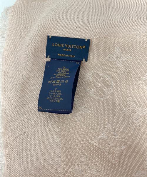 LOUIS VUITTON（ルイ ヴィトン）LOUIS VUITTON (ルイ ヴィトン) ショール・モノグラム シャイン ピンクの古着・服飾アイテム