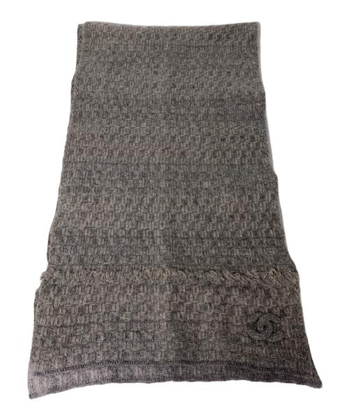 CHANEL（シャネル）CHANEL (シャネル) カシミヤストール グレーの古着・服飾アイテム
