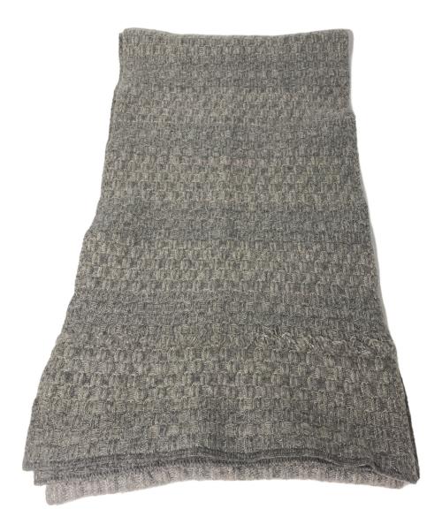 CHANEL（シャネル）CHANEL (シャネル) カシミヤストール グレーの古着・服飾アイテム