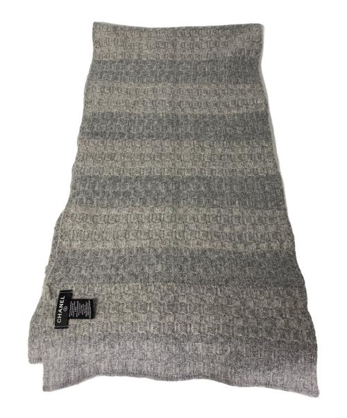 CHANEL（シャネル）CHANEL (シャネル) カシミヤストール グレーの古着・服飾アイテム