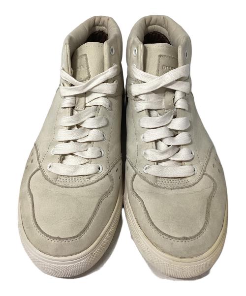 DIESEL（ディーゼル）DIESEL (ディーゼル) DIESEL ハイカットスニーカー アイボリー サイズ:25.5cmの古着・服飾アイテム
