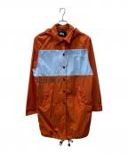 stussyステューシー）の古着「ナイロンパーカー」｜オレンジ