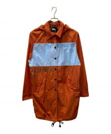 stussy（ステューシー）の古着「ナイロンパーカー」｜オレンジ