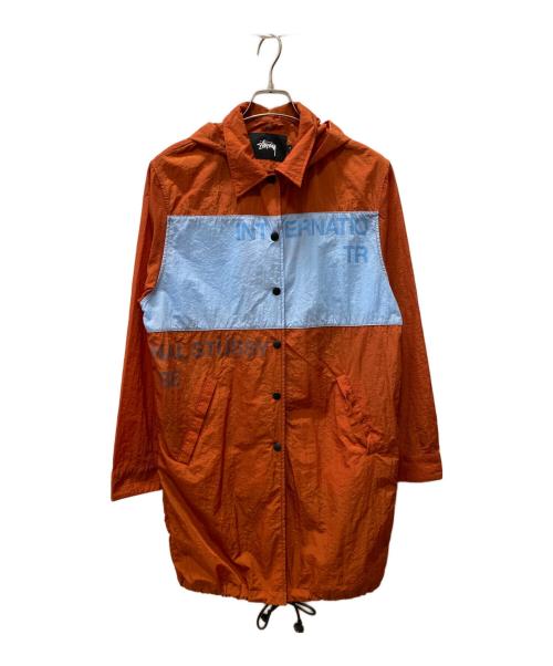 stussy（ステューシー）stussy (ステューシー) ナイロンパーカー オレンジ サイズ:Sの古着・服飾アイテム