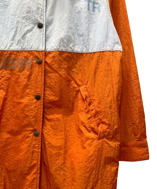 stussy（ステューシー）stussy (ステューシー) ナイロンパーカー オレンジ サイズ:Sの古着・服飾アイテム