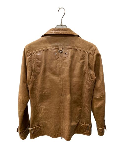 A.S.M（エイエムエス）A.S.M (エイエムエス) レザージャケット ブラウン サイズ:52の古着・服飾アイテム