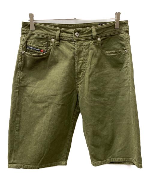 DIESEL（ディーゼル）DIESEL (ディーゼル) ハーフパンツ グリーン サイズ:W30の古着・服飾アイテム