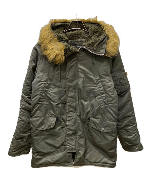 ALPHA（アルファ）ALPHA (アルファ) N-3Bタイプコート オリーブ サイズ:Mの古着・服飾アイテム