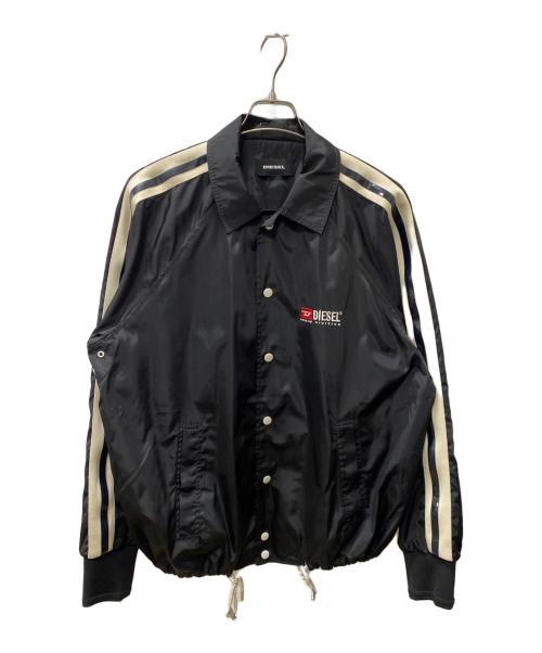 DIESEL（ディーゼル）DIESEL (ディーゼル) コーチジャケット ブラック サイズ:Mの古着・服飾アイテム