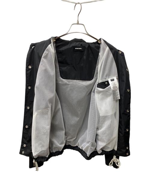 DIESEL（ディーゼル）DIESEL (ディーゼル) コーチジャケット ブラック サイズ:Mの古着・服飾アイテム