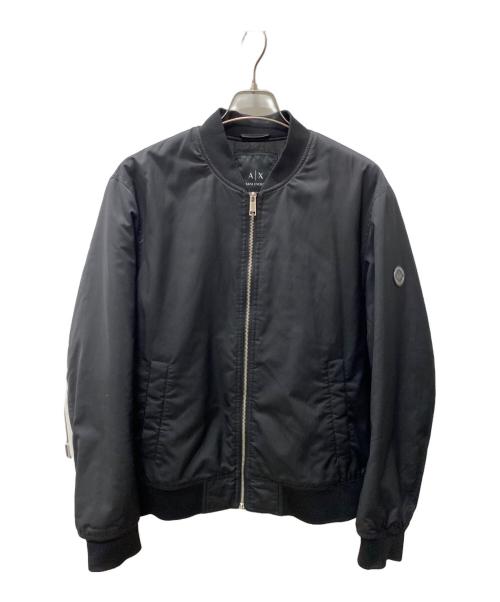 ARMANI EXCHANGE（アルマーニ エクスチェンジ）ARMANI EXCHANGE (アルマーニ エクスチェンジ) 中綿ブルゾン ブラック サイズ:Lの古着・服飾アイテム