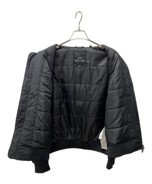 ARMANI EXCHANGE（アルマーニ エクスチェンジ）ARMANI EXCHANGE (アルマーニ エクスチェンジ) 中綿ブルゾン ブラック サイズ:Lの古着・服飾アイテム