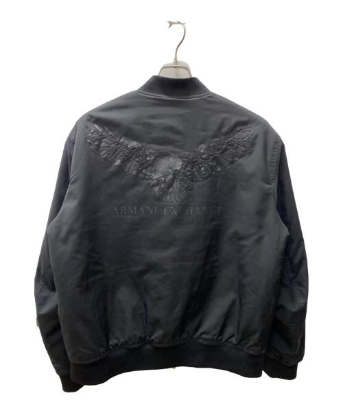 ARMANI EXCHANGE（アルマーニ エクスチェンジ）ARMANI EXCHANGE (アルマーニ エクスチェンジ) 中綿ブルゾン ブラック サイズ:Lの古着・服飾アイテム