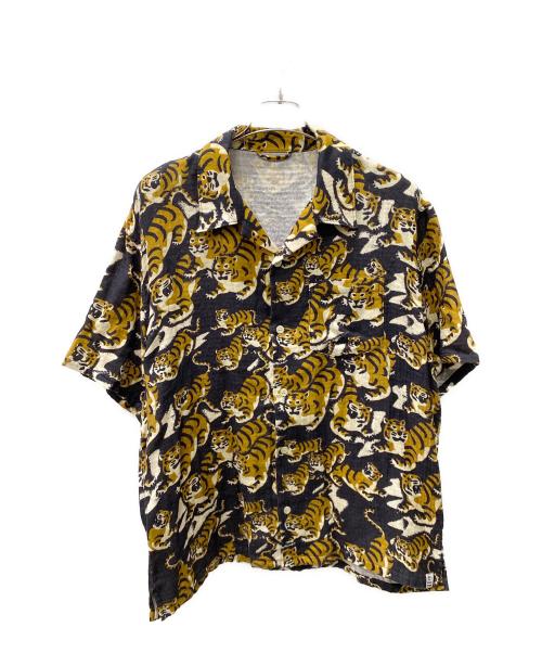 HUMAN MADE（ヒューマンメイド）HUMAN MADE (ヒューマンメイド) 半袖シャツ ネイビー サイズ:XLの古着・服飾アイテム