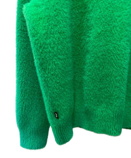 stussy（ステューシー）stussy (ステューシー) 厚手カーディガン グリーン サイズ:XLの古着・服飾アイテム