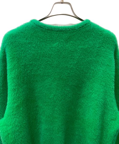 stussy（ステューシー）stussy (ステューシー) 厚手カーディガン グリーン サイズ:XLの古着・服飾アイテム