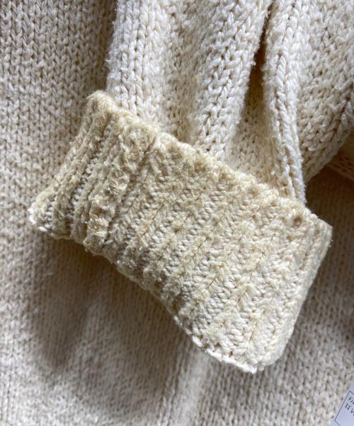 HUMAN MADE（ヒューマンメイド）HUMAN MADE (ヒューマンメイド) 厚手ニット アイボリー サイズ:XLの古着・服飾アイテム
