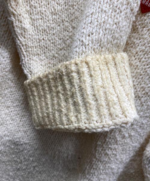 HUMAN MADE（ヒューマンメイド）HUMAN MADE (ヒューマンメイド) 厚手ニット アイボリー サイズ:XLの古着・服飾アイテム