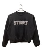 stussyステューシー）の古着「スウェット」｜ブラック