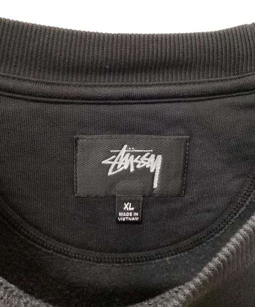 stussy（ステューシー）stussy (ステューシー) スウェット ブラック サイズ:XLの古着・服飾アイテム