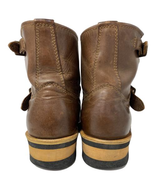 SANTA BARBARA POLO & RACQUET CLUB（サンタバーバラ・ポロ＆ラケットクラブ）SANTA BARBARA POLO & RACQUET CLUB (サンタバーバラ・ポロ＆ラケットクラブ) ショートブーツ ブラウン サイズ:25cmの古着・服飾アイテム