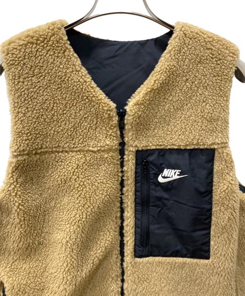 NIKE（ナイキ）NIKE (ナイキ) ボアベスト ベージュ サイズ:Lの古着・服飾アイテム