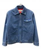UNIVERSAL OVERALLユニバーサルオーバーオール）の古着「DENIM LINER ZIP JACKET」｜インディゴ