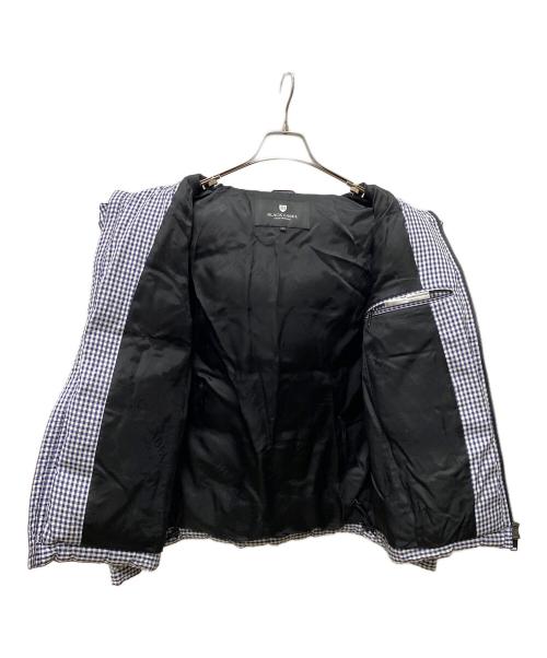 BLACK LABEL CRESTBRIDGE（ブラックレーベル クレストブリッジ）BLACK LABEL CRESTBRIDGE (ブラックレーベル クレストブリッジ) ダウンジャケット ホワイト×ネイビー サイズ:Mの古着・服飾アイテム