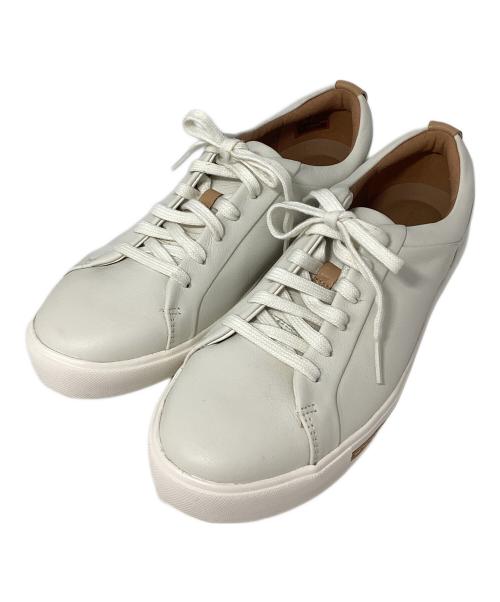 CLARKS（クラークス）CLARKS (クラークス) アンマウイレース ホワイト サイズ:24cmの古着・服飾アイテム