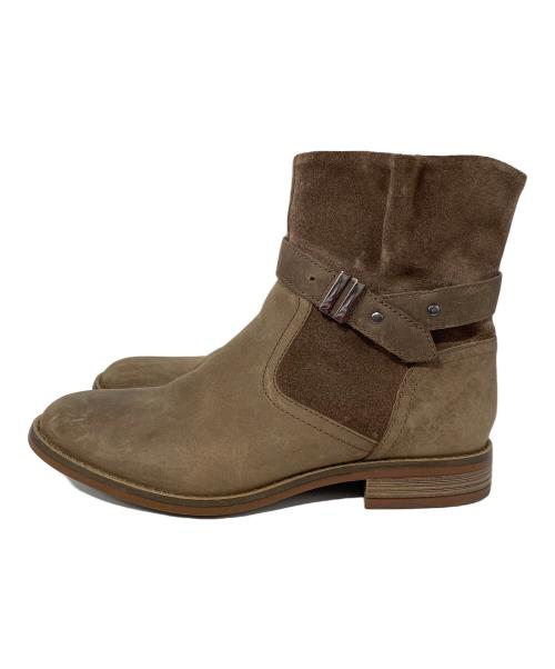 CLARKS（クラークス）CLARKS (クラークス) ショートブーツ ブラウン サイズ:24cmの古着・服飾アイテム