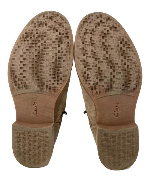 CLARKS（クラークス）CLARKS (クラークス) ショートブーツ ブラウン サイズ:24cmの古着・服飾アイテム