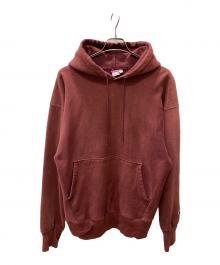 Champion REVERSE WEAVE（チャンピオン リバース ウィーブ）の古着「プルオーバーパーカー」｜レッド