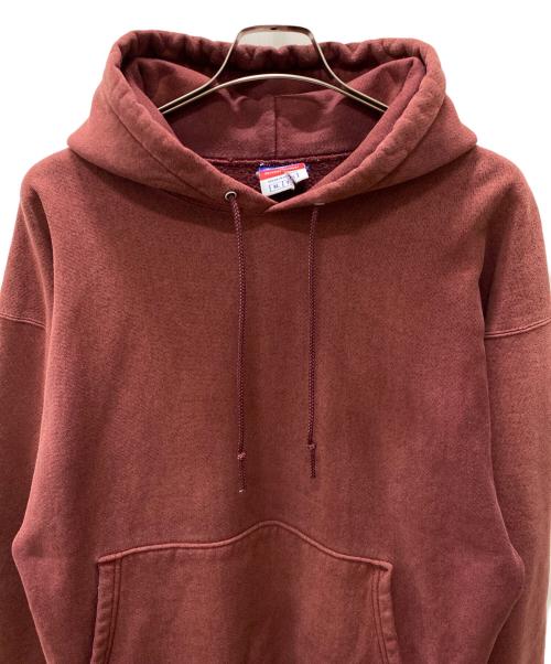 Champion REVERSE WEAVE（チャンピオン リバース ウィーブ）Champion REVERSE WEAVE (チャンピオン リバース ウィーブ) プルオーバーパーカー レッド サイズ:XLの古着・服飾アイテム