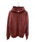 Champion REVERSE WEAVE（チャンピオン リバース ウィーブ）の古着「プルオーバーパーカー」｜レッド