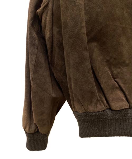 JUN MEN（ジュンメン）JUN MEN (ジュンメン) レザーブルゾン ブラウン サイズ:Mの古着・服飾アイテム