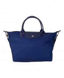 LONGCHAMP（ロンシャン）の古着「2WAYバッグ」｜ネイビー