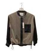 C+シー）の古着「ジップジャケット」｜ベージュ